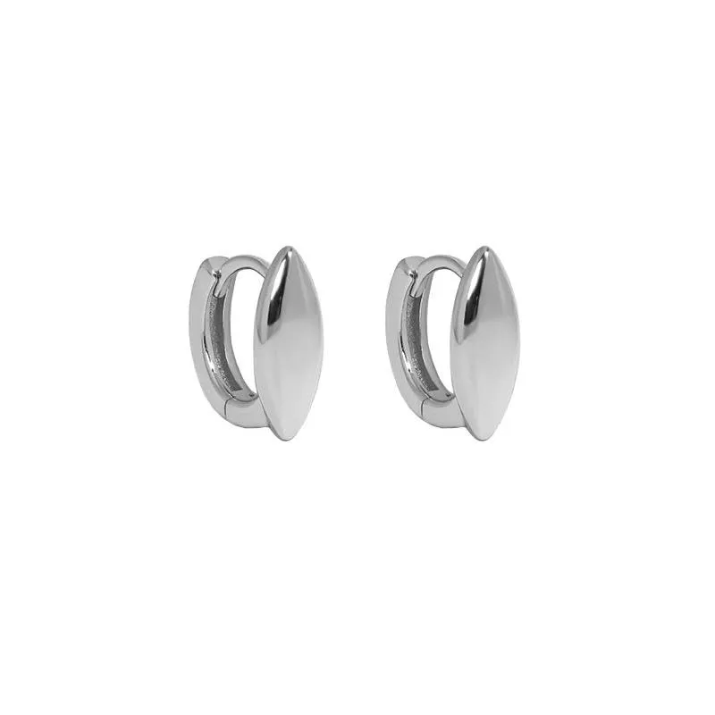 925 sterling silver jewelry women gold plated minimalist sterling silver hoop earrings jewelry (gold)