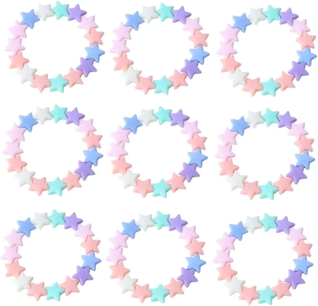 Beaded Friendship Bracelets for Girls Acrylic Bracelets Fashion Stylish