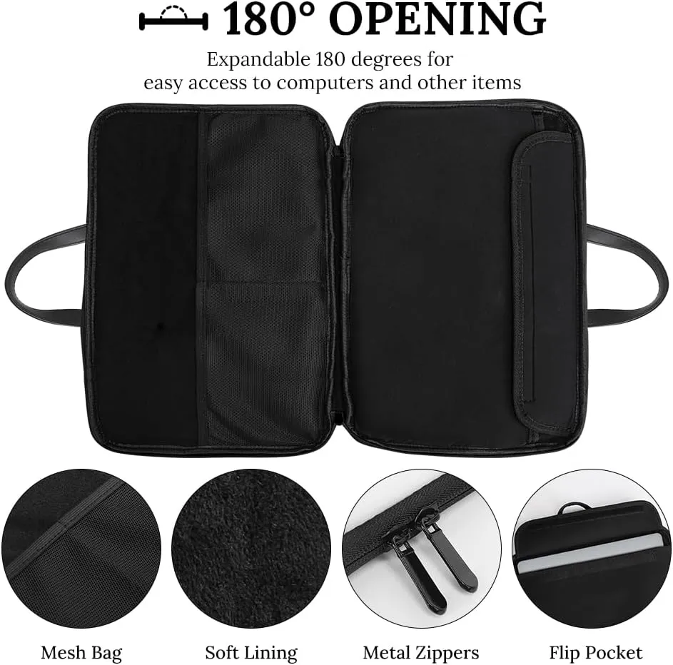 Beautiful Sunset Waterfall Laptop Tote Bag Waterproof Computer Carrying Case Business Office Briefcase