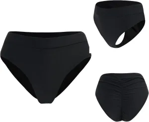 bestselling Women Vintage High Waist Bikini Bottoms Brazilian Ruched Cut Tankini Panites