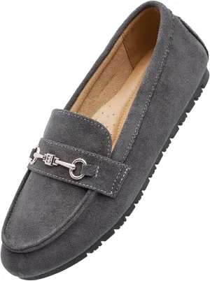 BGSTGUDS Women's Wide Loafers Shoes Cute Dressy Shoes Ladies Comfort Slip Ons Work Shoes
