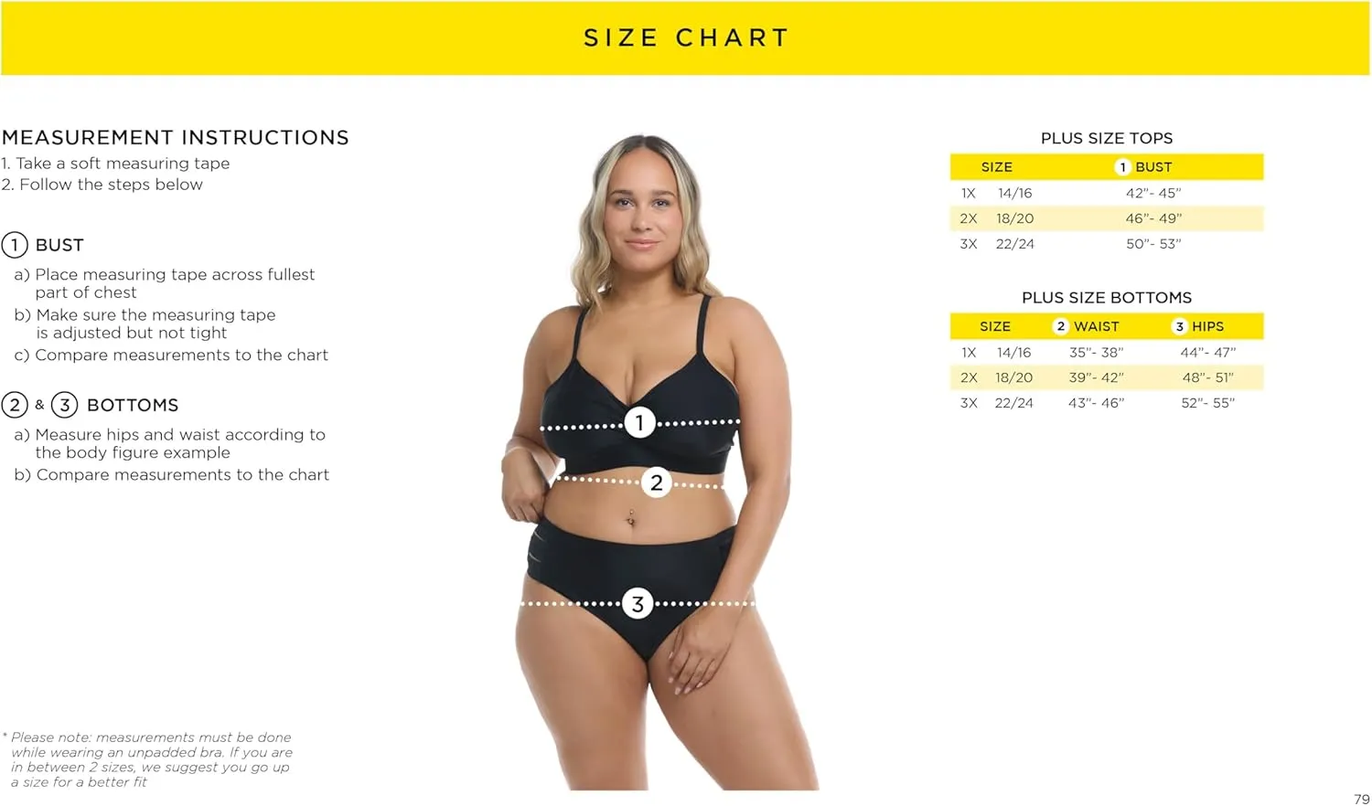 Body Glove Women's Ruth Plus Fixed Triangle Bikini Top Swimsuit with Adjustable Tie Back Detail, Available in Sizes 1x,2X,3X