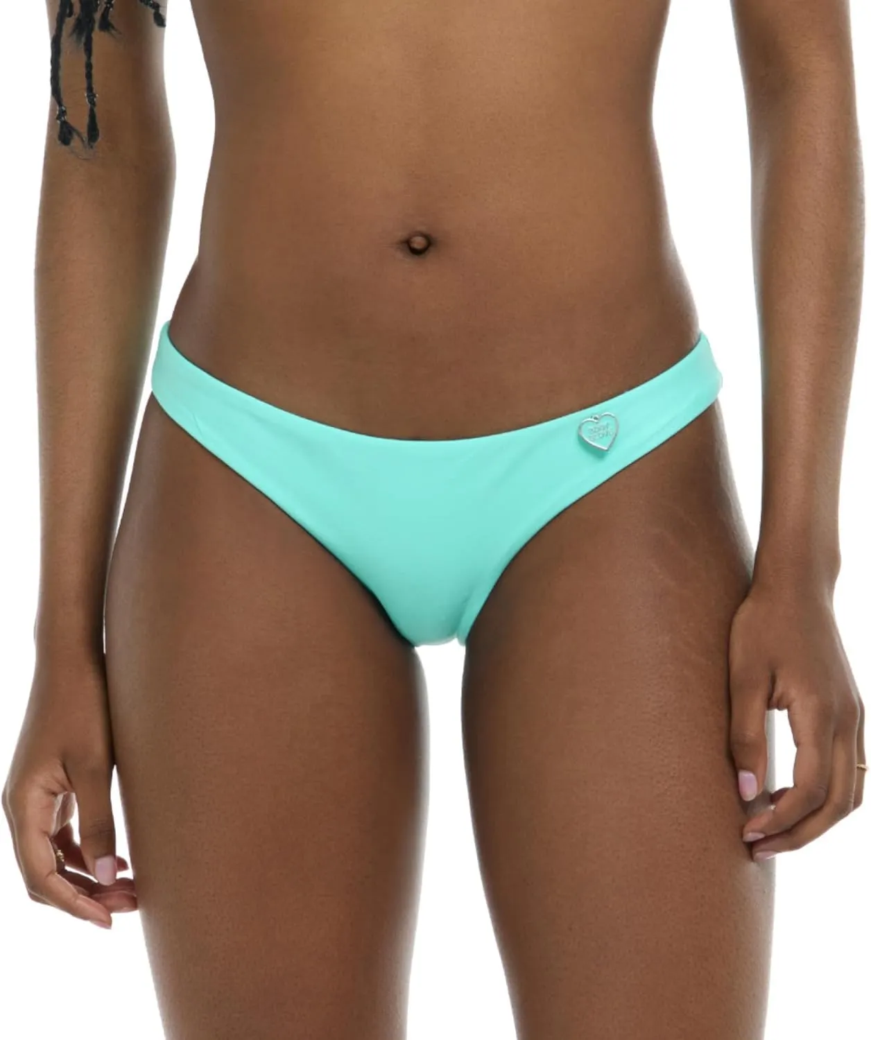 Body Glove Women's Smoothies Lillia Solid Fuller Coverage Bikini Bottom Swimsuit with Clean Finish Seams