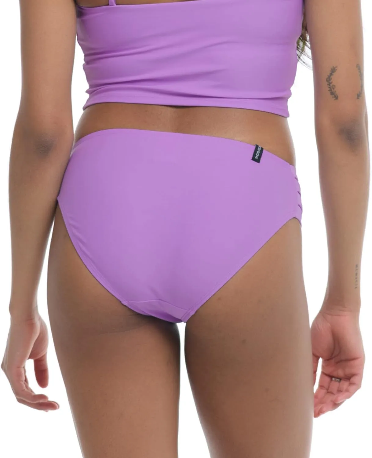 Body Glove Women's Smoothies Nuevo Contempo Solid Full Coverage Bikini Bottom Swimsuit