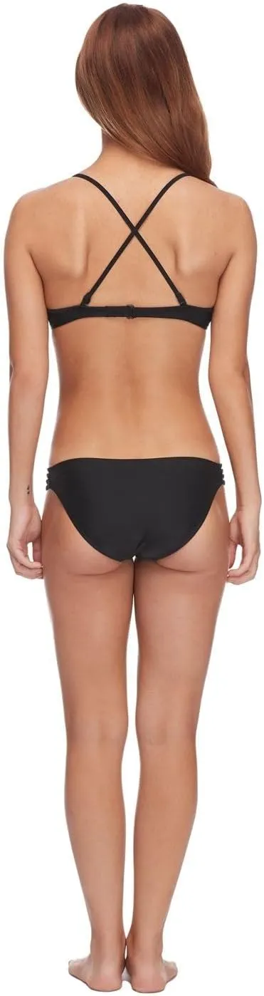 Body Glove Women's Standard Smoothies Flirty Surf Rider Solid Bikini Bottom Swimsuit