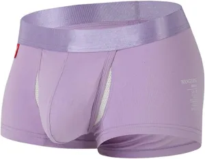 Boxer Briefs For Men Pouch Super Thin Trunks Breathable Comfort Boxer Briefs Lightweight Performance Low Waist Panties Briefs