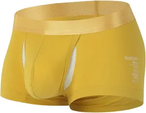 Boxer Briefs For Men Pouch Super Thin Trunks Breathable Comfort Boxer Briefs Lightweight Performance Low Waist Panties Briefs