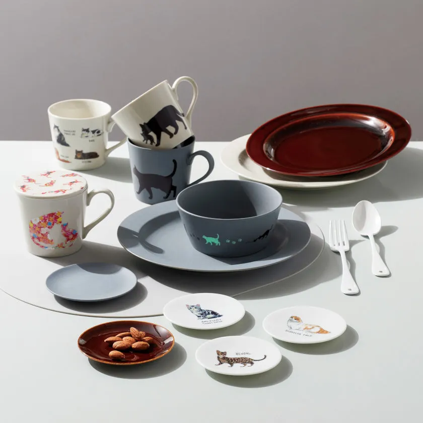 CAT 5.11-inch LUMINOUS BOWL ((MATTE LIGHT GRAY) | MINO WARES | Marumo Takagi