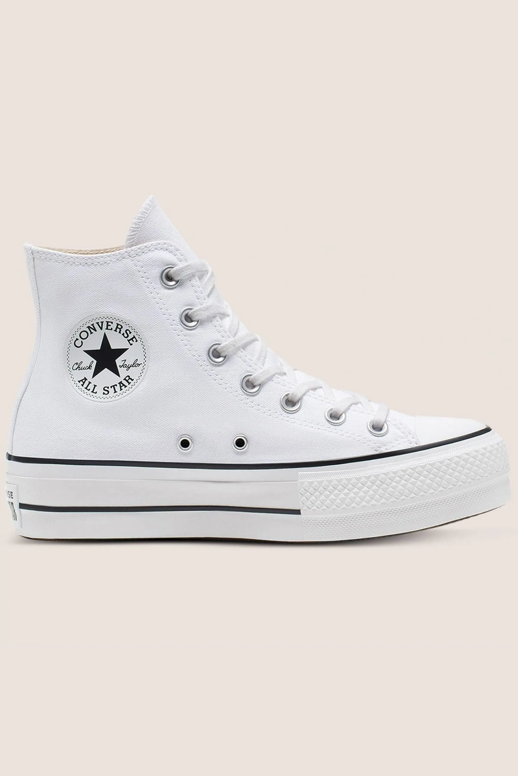 CONVERSE CHUCK TAYLOR ALL STAR LIFT CANVAS HIGH TOP - WHITE