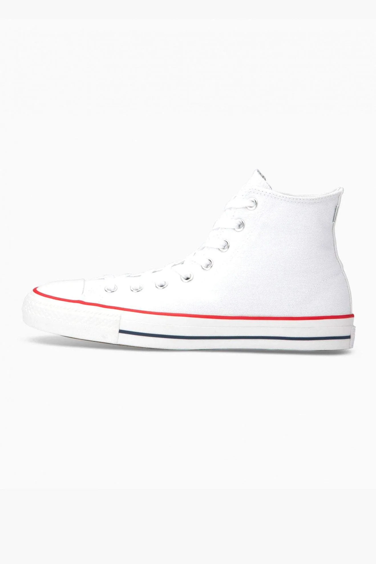 CONVERSE CONS CHUCK TAYLOR ALL STAR PRO CANVAS HIGH TOP - WHITE/RED