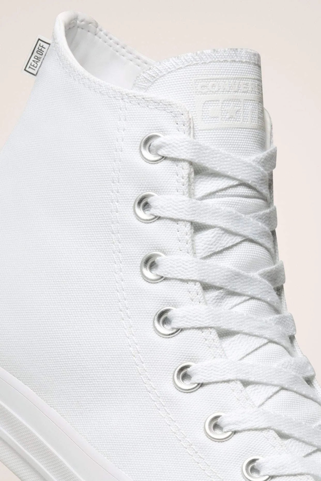 CONVERSE CONS CHUCK TAYLOR ALL STAR PRO HIGH TOP CANVAS - ALL WHITE