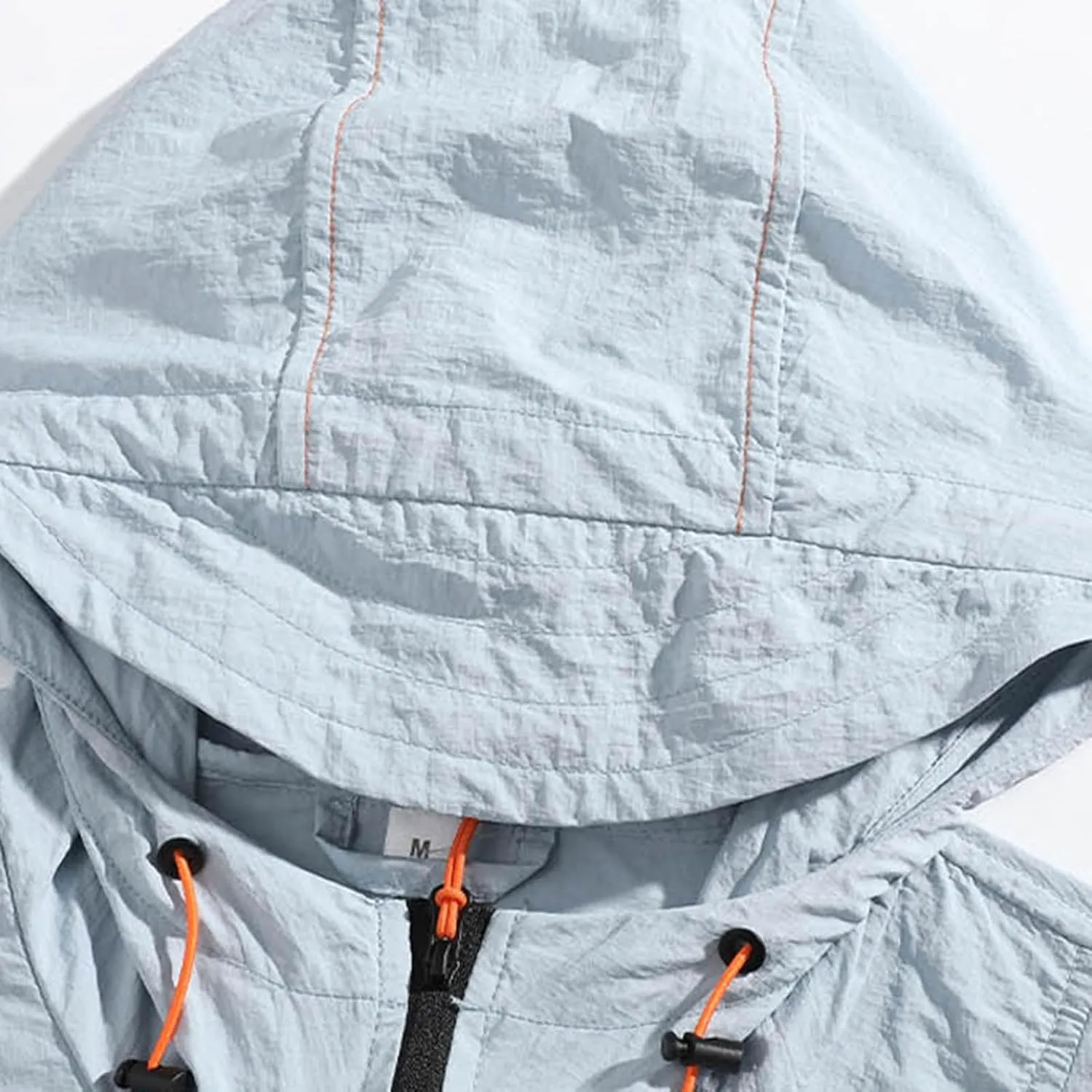 cooki Rain Coat Women with Hood Waterproof Windbreaker Lightweight Raincoats Travel Rain Jacket Fall Hooded Trench Coat