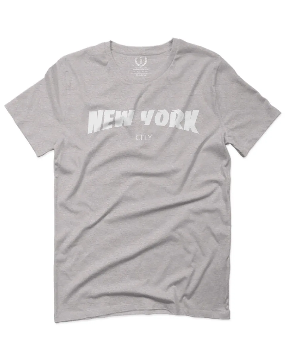 Cool Skateboarding New York City Fonts Good Vibe Graphic For men T Shirt