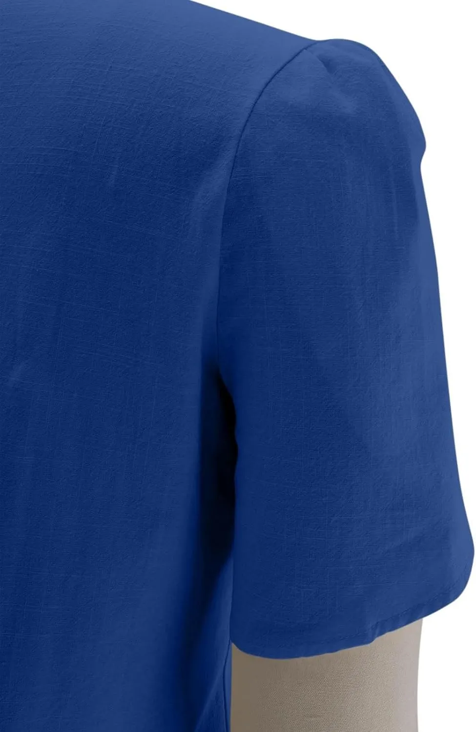 Cotton Linen Shirts for Women 2025 Buttons V Neck Short Sleeve Tops Summer Trendy Blouses Casual Loose Tunic Clothes