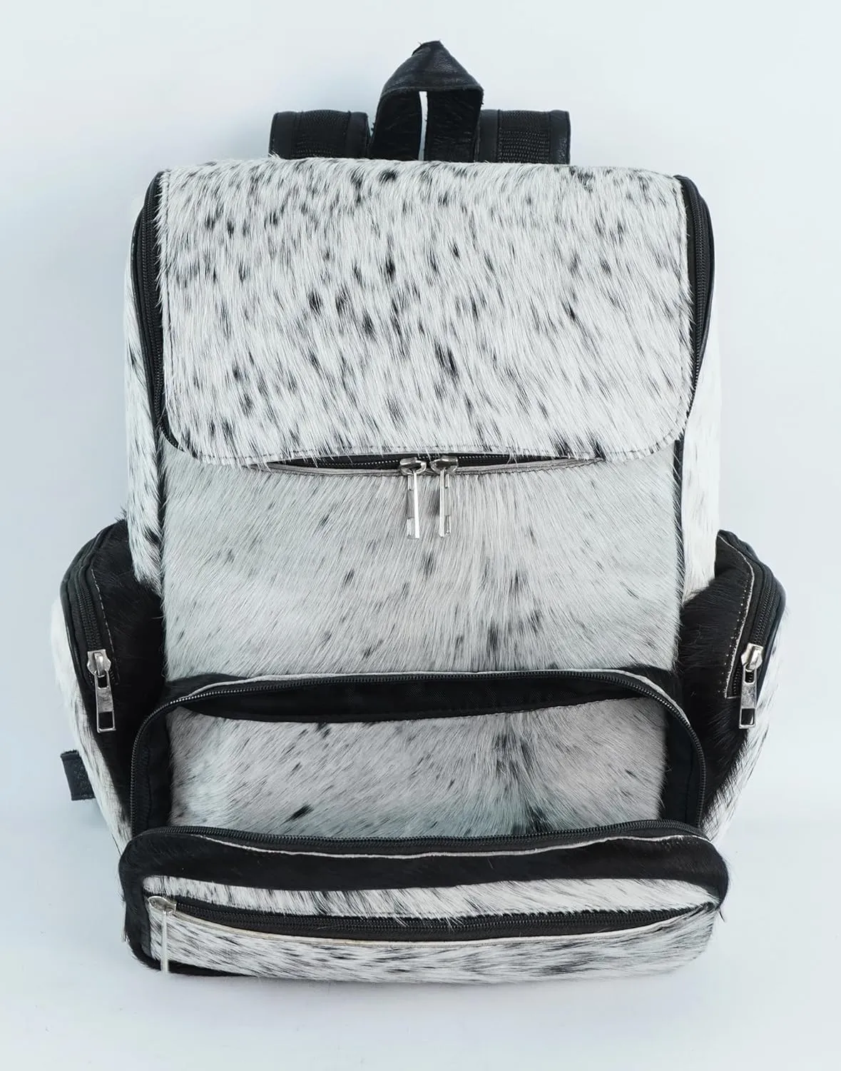 Diaper Bags Backpack Cow Print Leather Backpack for Men - Traval Diaper Bag Backpack