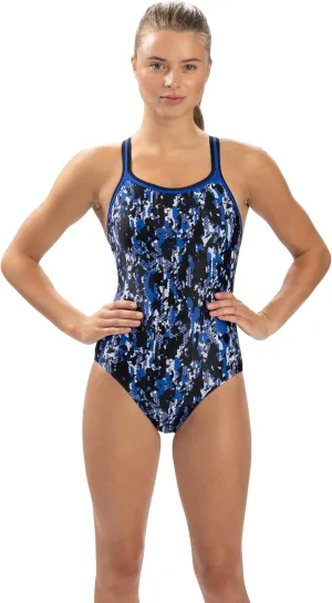 Dolfin XtraSleek Women's Swimsuit - Team Print DBX Back One Piece