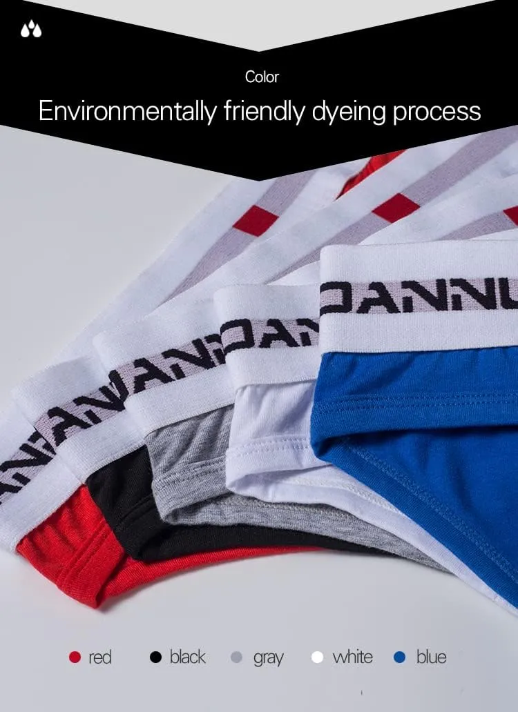 Evankin Men's Hollow Out Briefs Sexy Cotton Low Rise Underwear Breathable Comfort Stretch Tagless