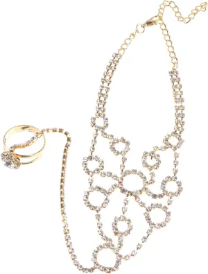 Foot Chain Anklet for Women Dainty Beach Jewelry Rhinestone Anklet Fashion Foot Jewelry