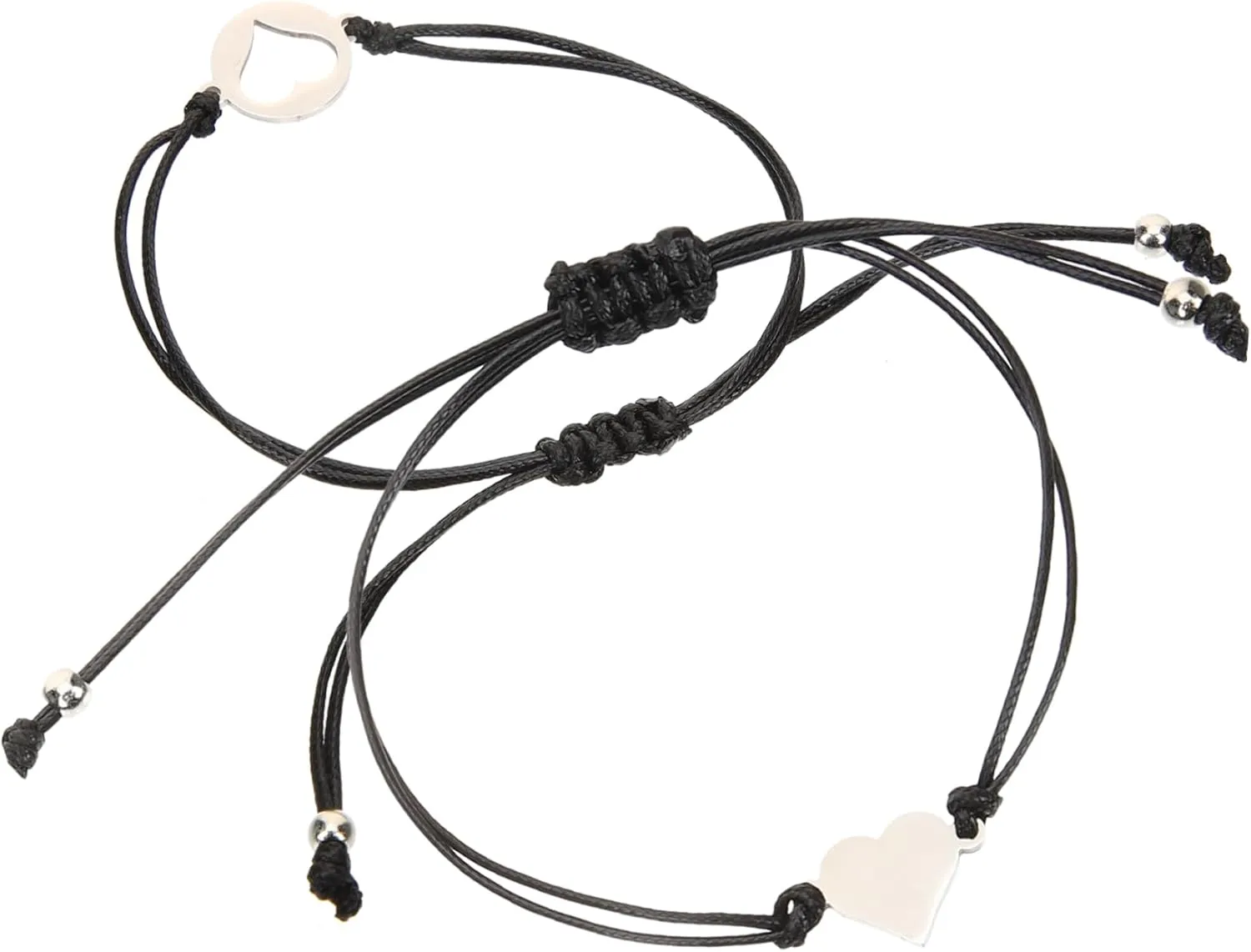 Gatuida Stylish Mother Daughter Matching Bracelets Woven Heart Jewelry for Women