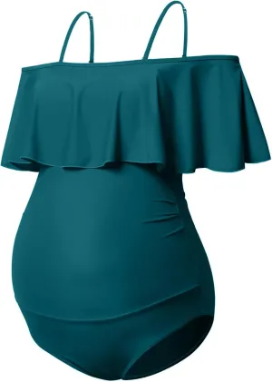 GINKANA Maternity Swimsuits Maternity Swimwear Womens Summer Bikinis Tankini Pregnancy Beachwear