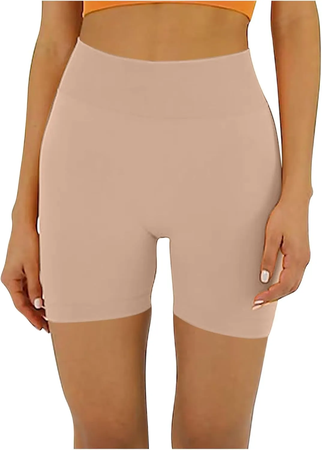 Gym Shorts Women Scrunch Butt Plus Size Workout Shorts Casual High Waisted Tummy Yoga Shorts Seamless Booty Shorts
