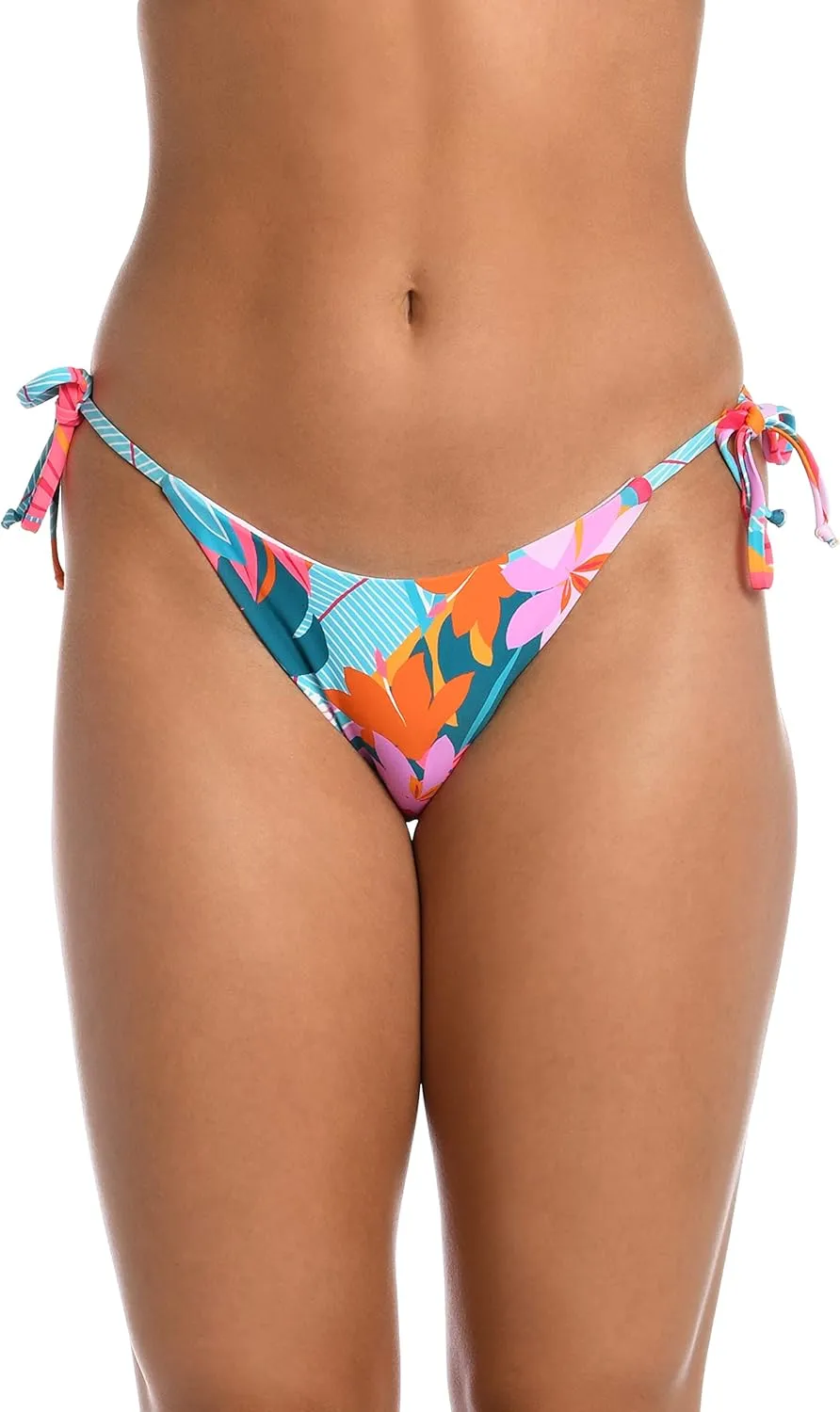 Hobie Women's Side Tie Tanga Bikini Swimsuit Bottom