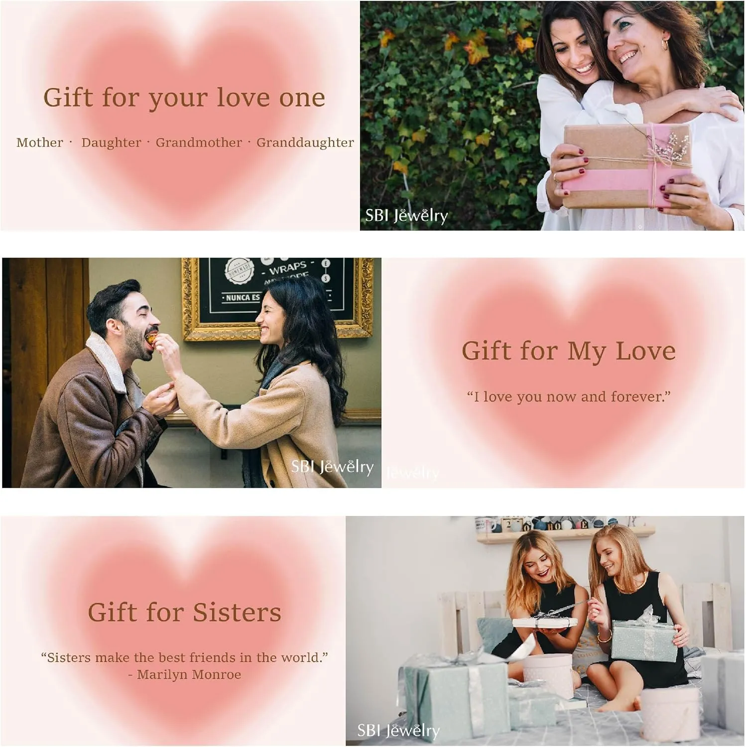 I Love You Charm Compatible with Pandora Bracelet Daughter Mom Love Heart Gift Women Anniversary Birthday Mothers Day