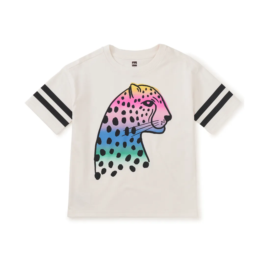 Jaguar Sporty Graphic Tee - Chalk by Tea Collection