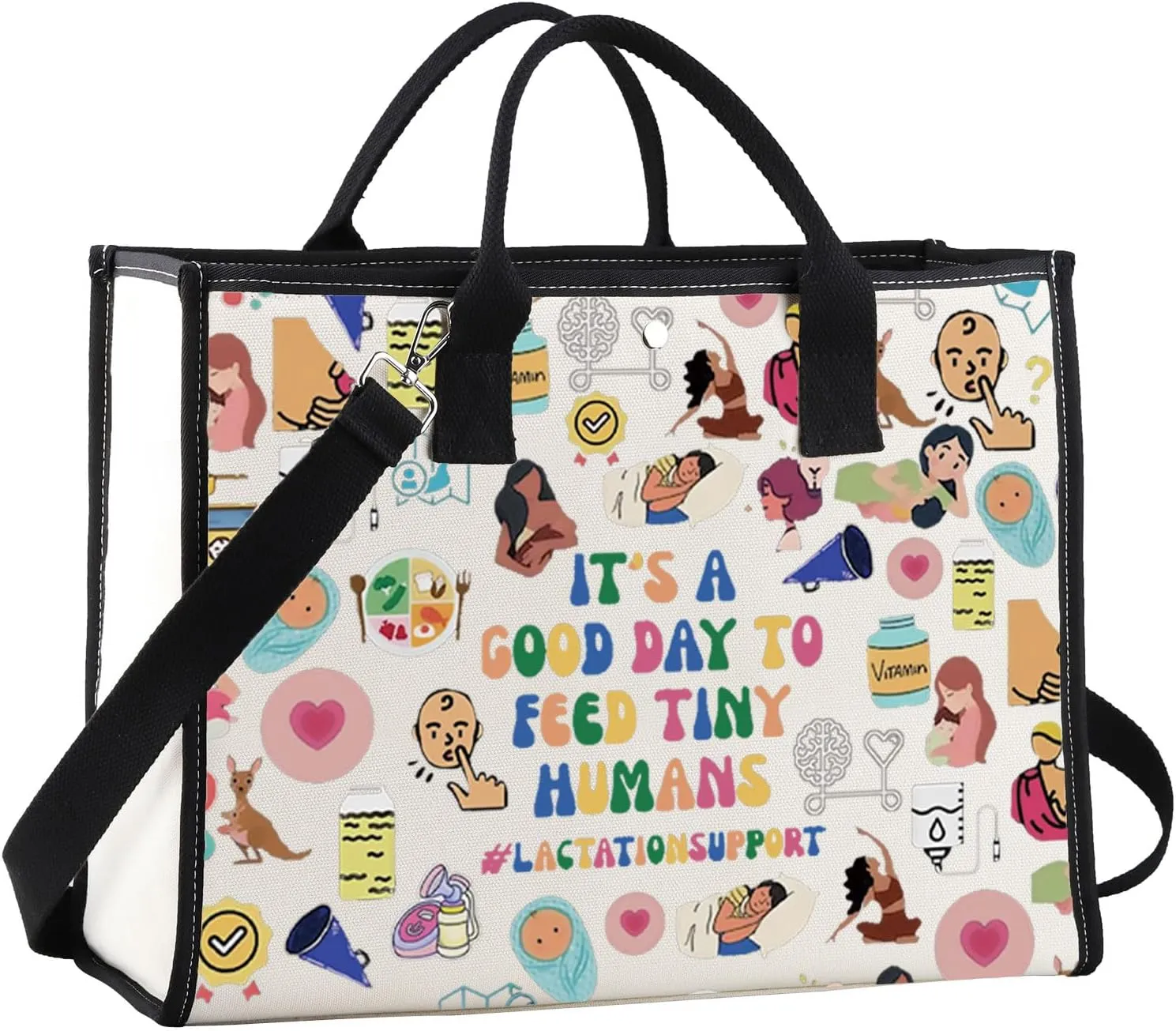 JNIAP Lactation Consultant & Counselor Educator Gifts - Zipper Bag (Feed Tiny Tote)