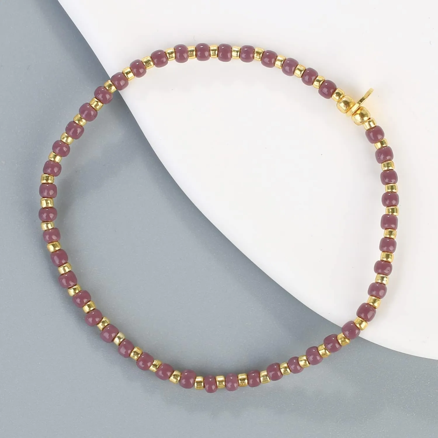 KELITCH Rainbow Beaded Bracelet Stretch Bracelets Women Bracelets Jewelry