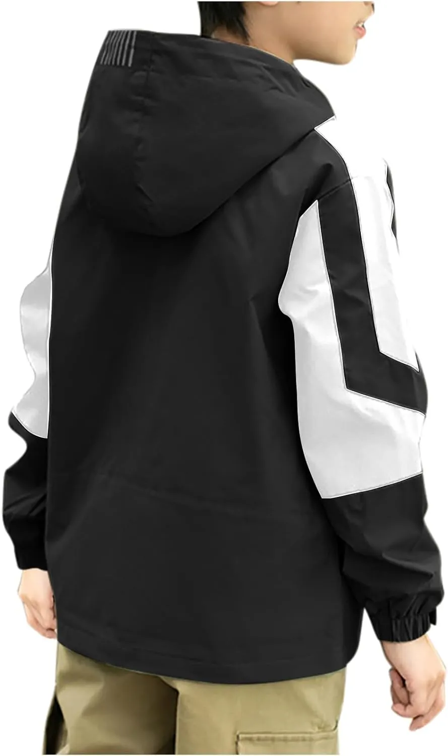 Kids Outdoor Jackets Windproof Hooded Rain Jacket Windbreaker Fashion Grils Boys' Casual Coats Outerwear