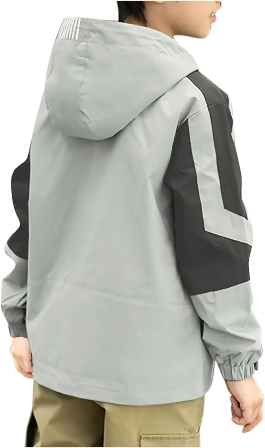 Kids Outdoor Jackets Windproof Hooded Rain Jacket Windbreaker Fashion Grils Boys' Casual Coats Outerwear