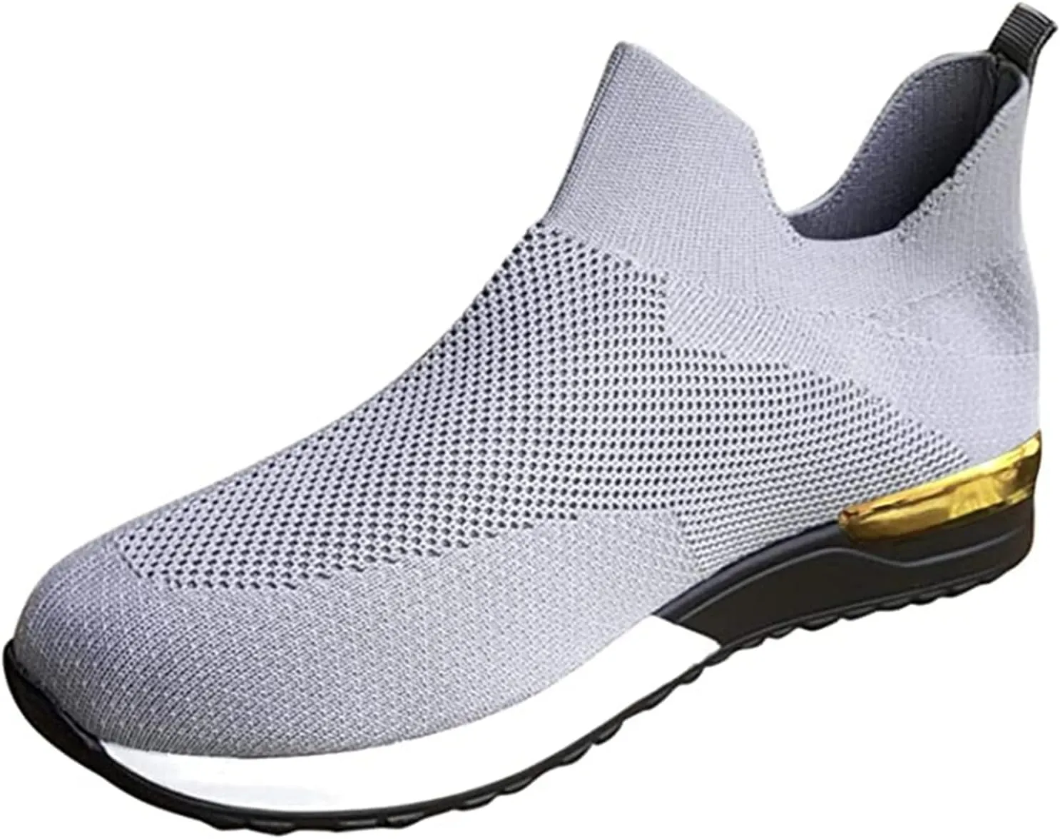 Ladmiple Gym Shoes For Women Workout Memory Foam Slip On Walking Shoes Casual Comfort Fashion Tennis Running Sneakers