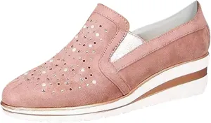 Ladmiple Shoes For Women Sneakers Trendy Slip On Running Shoes Non Slip Walking Shoes Gym Fashion Platform Tennis Shoes