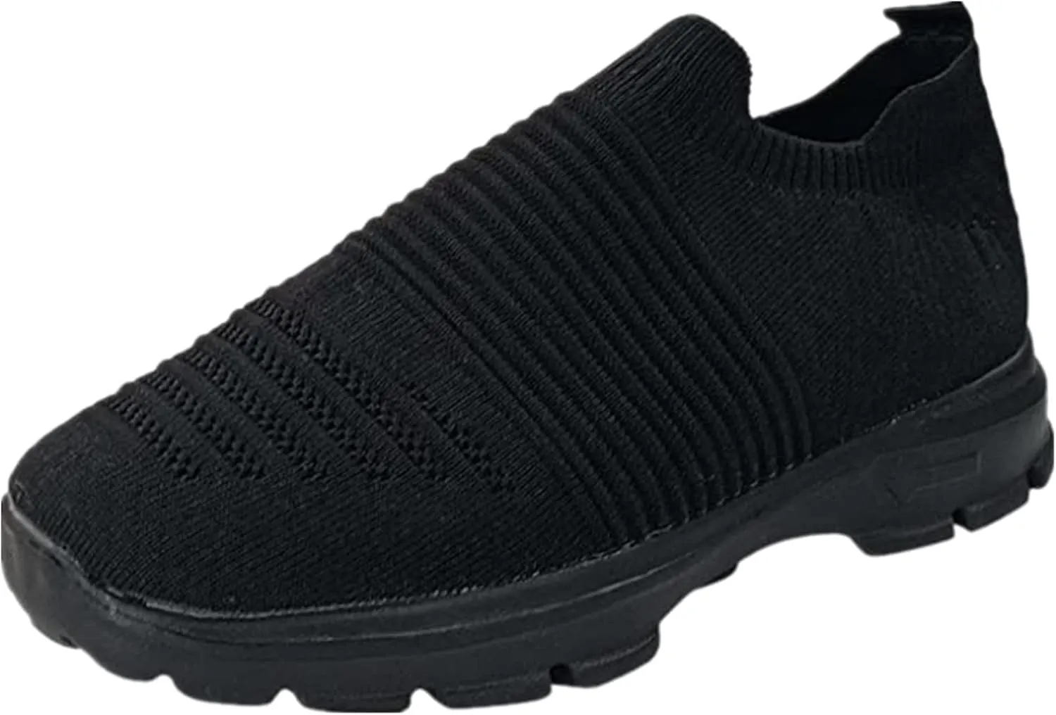 Ladmiple Walking Sneakers For Women Wide Width Slip on Sock Sneakers Fashion Casual Mesh Athletic Running Tennis Shoes