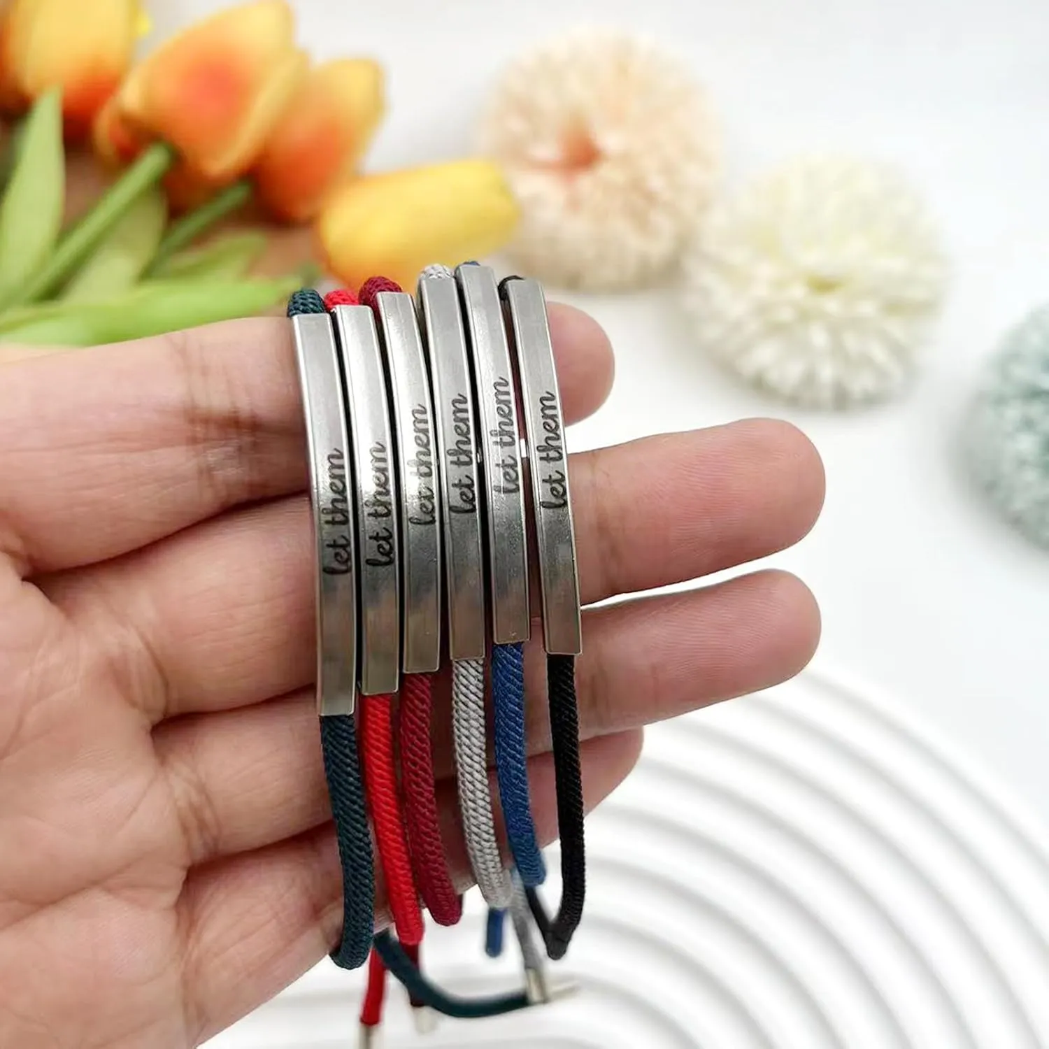 Let Them Bracelets Self Worth Motivational Engraving Bracelets To Sorority Sisters Best Friends Inspirational Friendship Bracelets