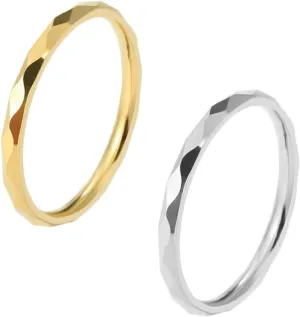 LIFKOME Water Chestnut Jewelry Women Statement Couple Finger Rings Mens Decorative Finger Jewelry