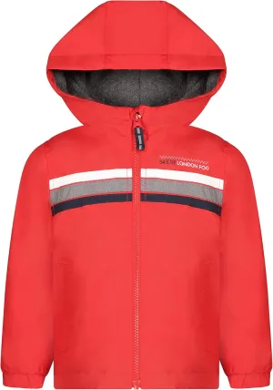 LONDON FOG Baby Boys' Midweight Water Resistant Hooded Jacket