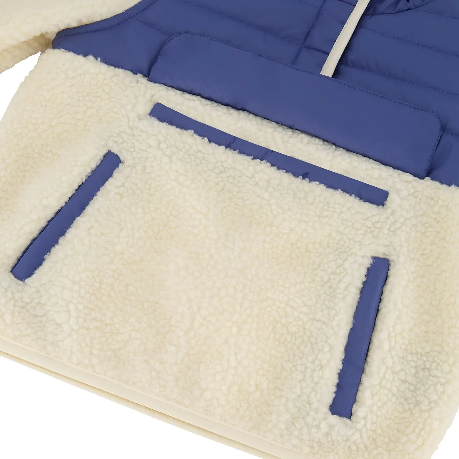 LONDON FOG Baby Girls' Hooded Pull on Winter Coat, Soft Fleece and Puffer Jacket