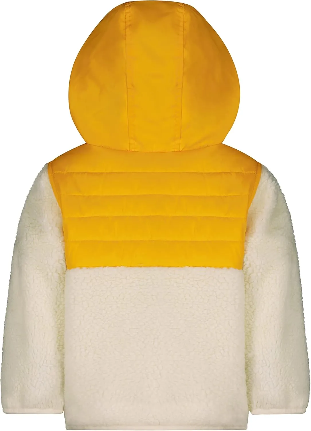 LONDON FOG Baby Girls' Hooded Pull on Winter Coat, Soft Fleece and Puffer Jacket