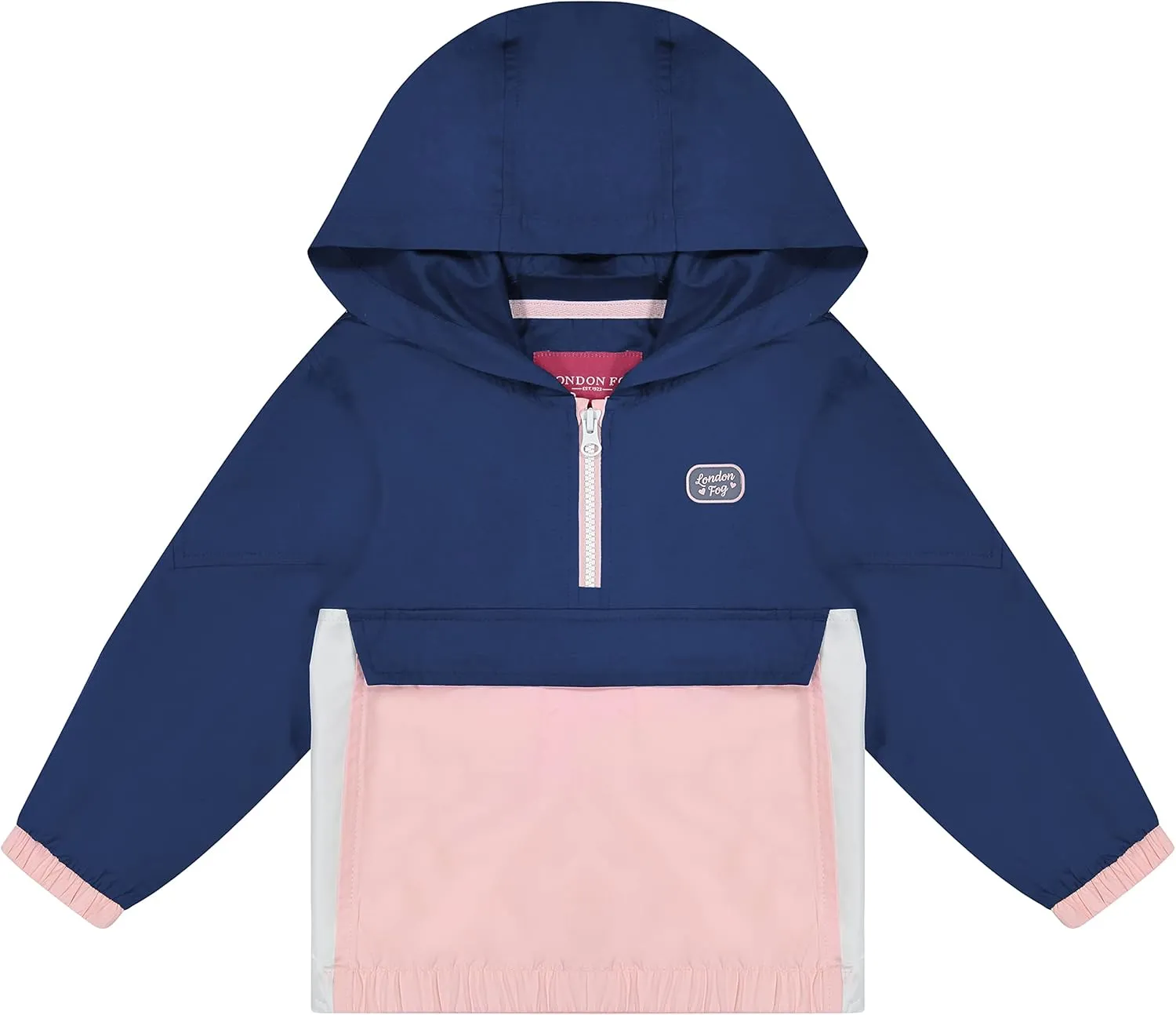 LONDON FOG Baby Girls' Packable Popover Jacket
