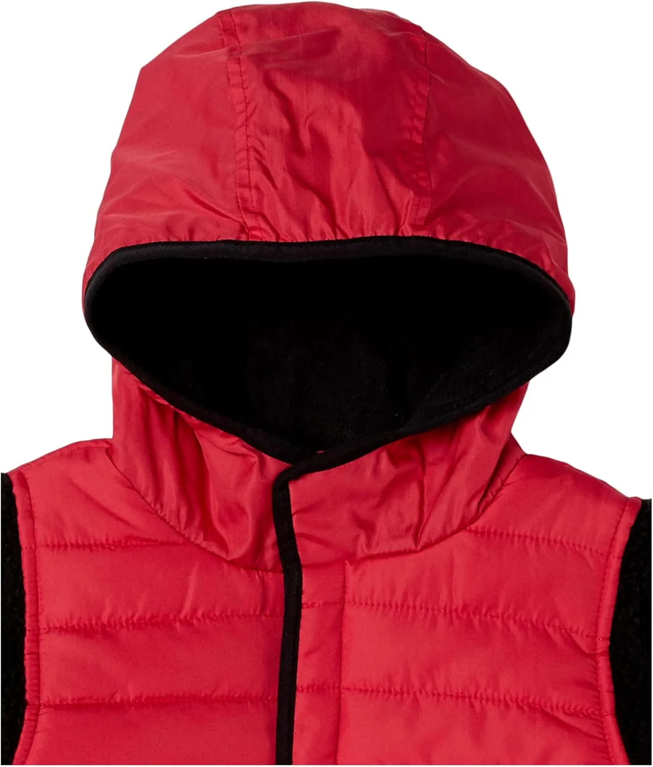 LONDON FOG Boys Hooded Pull on Toddler Midweight Coat, Soft Fleece and Puffer Jacket