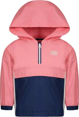LONDON FOG Girls' Packable Popover Jacket