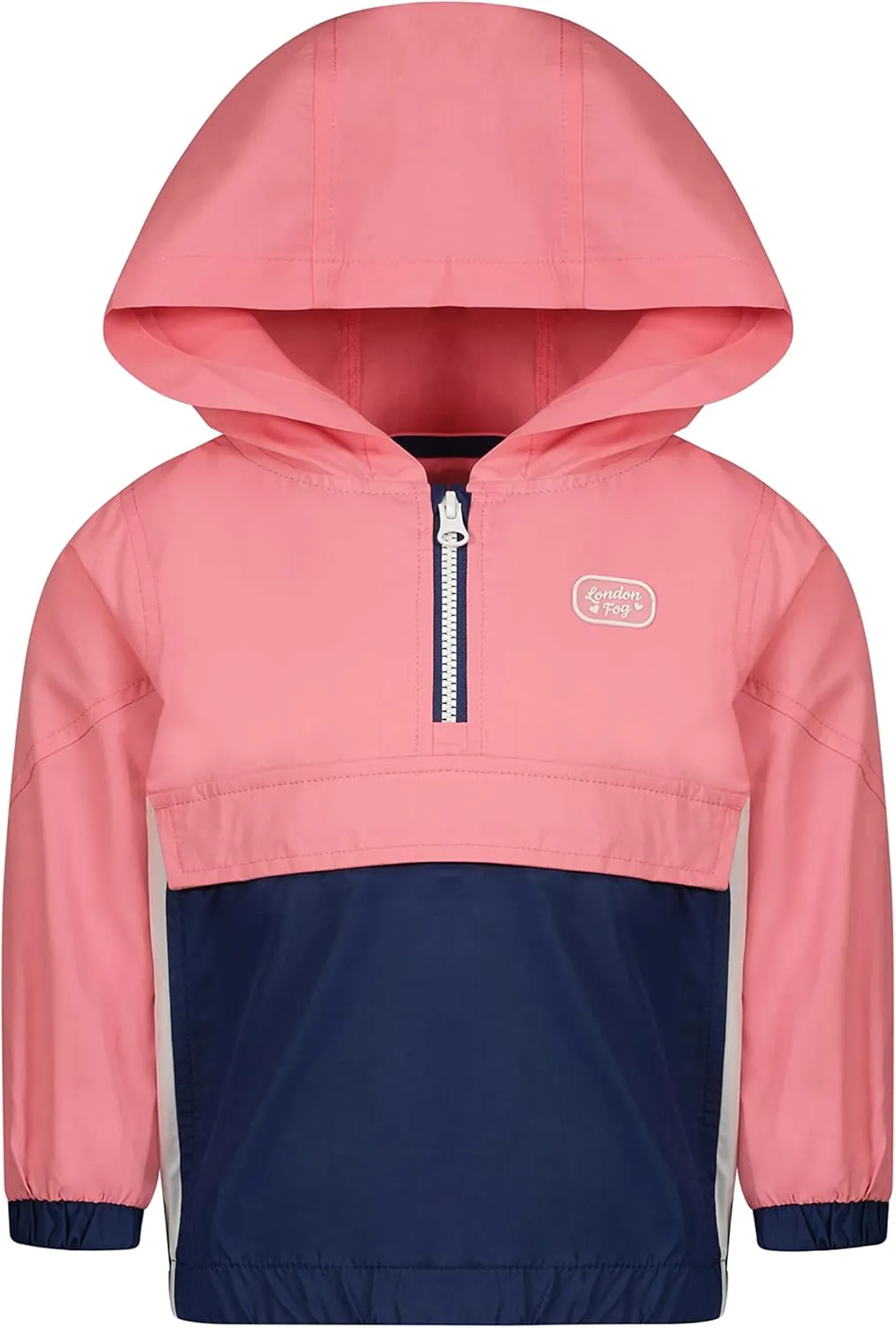 LONDON FOG Girls' Packable Popover Jacket