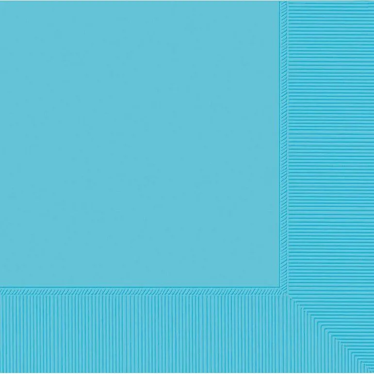Lunch Napkins 20 Pack 2 PLY Caribbean Blue