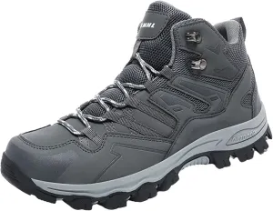 Men Autumn and Winter Hiking Shoes High Top Climbing Hiking Outdoor Shoes Casual Casual Slip on Shoes for Men No Socks