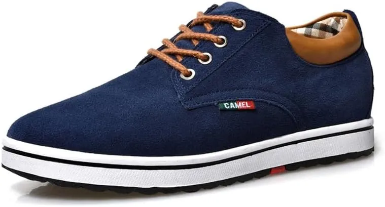 Men Elevator Sneakers Invisible Height Increasing 2.4 Inches Taller Elevator Sports Women Mesh Breathable Outdoor Lace up Fashion Shoes Blue43