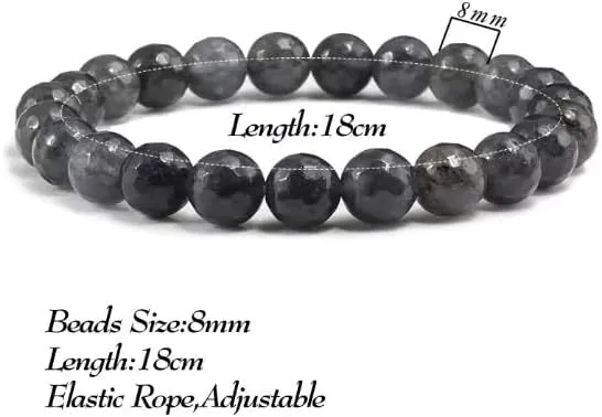 Men Stone Bracelets Beads Handmade Strand Bracelets Women Bangles