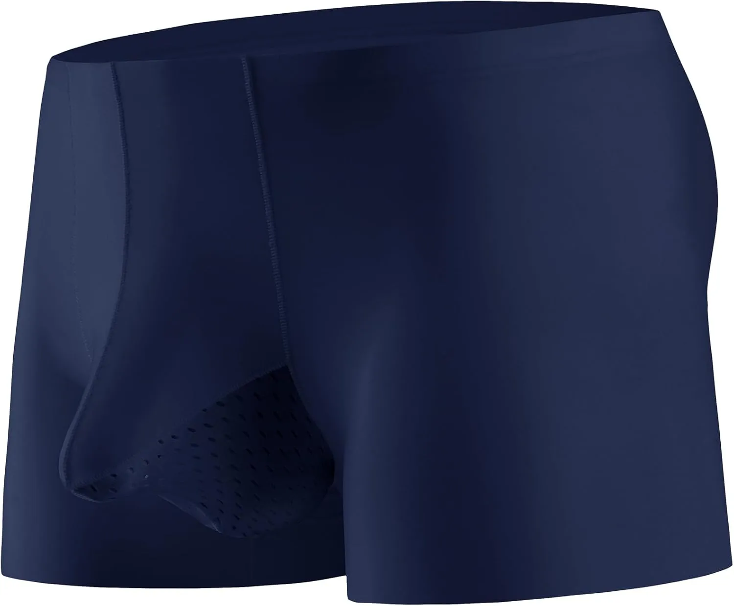 Men's Breathable Comfort Super Soft Trunks Sexy Dual Pouch Silky Boxer Shorts