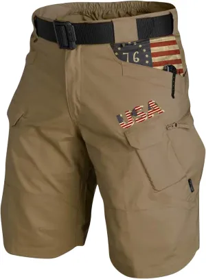 Men's Cargo Shorts Graphic Tactical Shorts with Zipper Pockets Outdoor Hiking Fishing Shorts for Men Golf Shorts